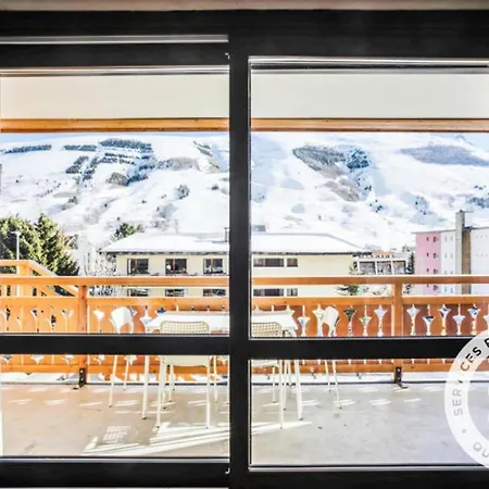 Appartement Chaleureux Aux Deux Alpes - 68 M² - Vue Montagne Daire *